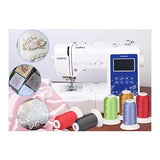 Simthread 1100 Yards Trilobal Polyester Embroidery Machine Thread (24 Colors)