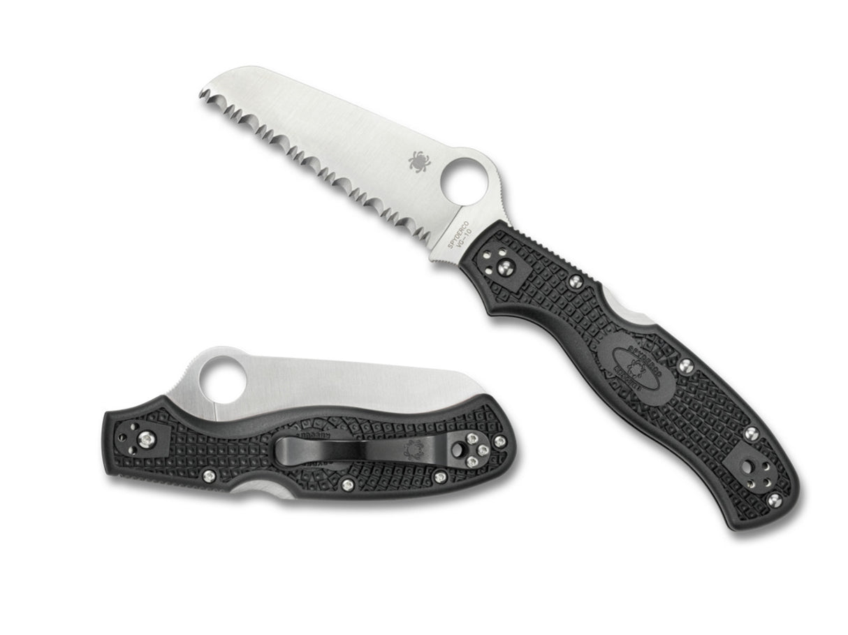 Spyderco Rescue 3 Lightweight Folding Knife with Multi-Tool Paracord Bracelet