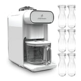 ChefWave Milkmade Non-Dairy Milk Maker with 6 Pack Resealable Glass Carafes