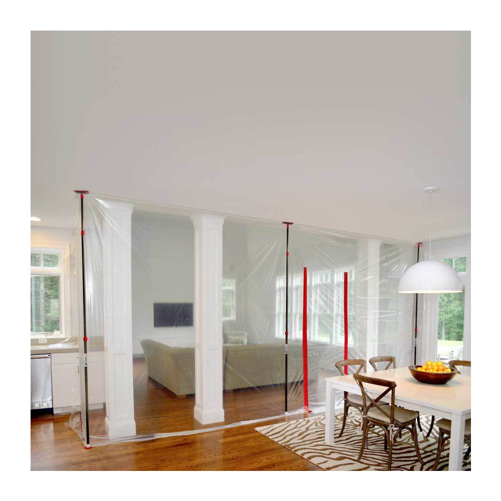 ZipWall ZipPole 10-Feet Spring-Loaded Poles for Dust Barriers (2-Pack)