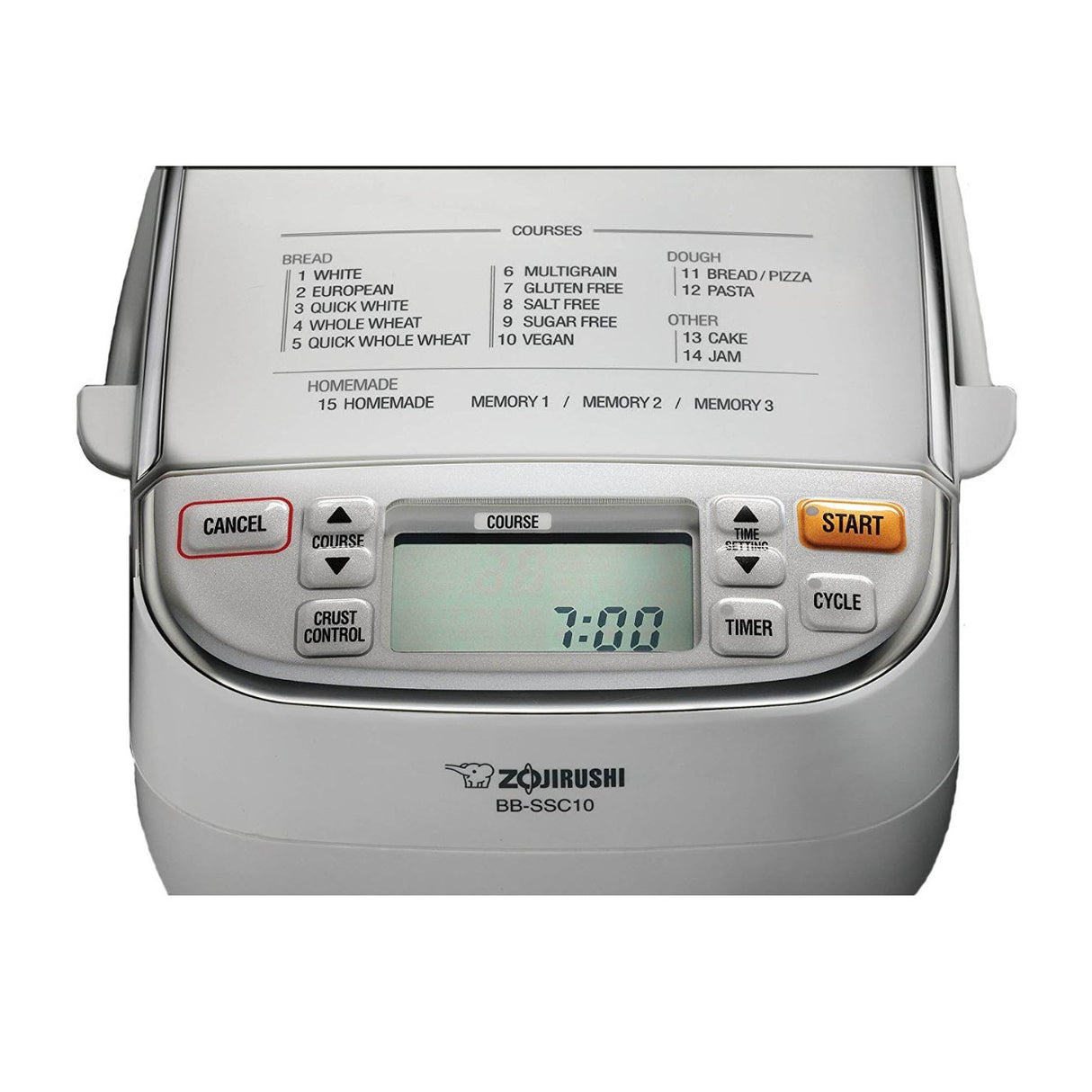 Zojirushi BB-SSC10 Home Bakery Maestro Breadmaker with Knive Bundle