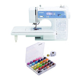 Brother XR9550 Sewing and Quilting Machine (White) with 36-Piece Bobbins Bundle