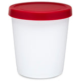 ChefWave Reusable Silicone Ice Cream Storage Containers w/Lids (2-Pack)