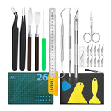 JTIEO Craft Weeding Tools Kit for Weeding Vinyl or Silhouettes (26-Pack)