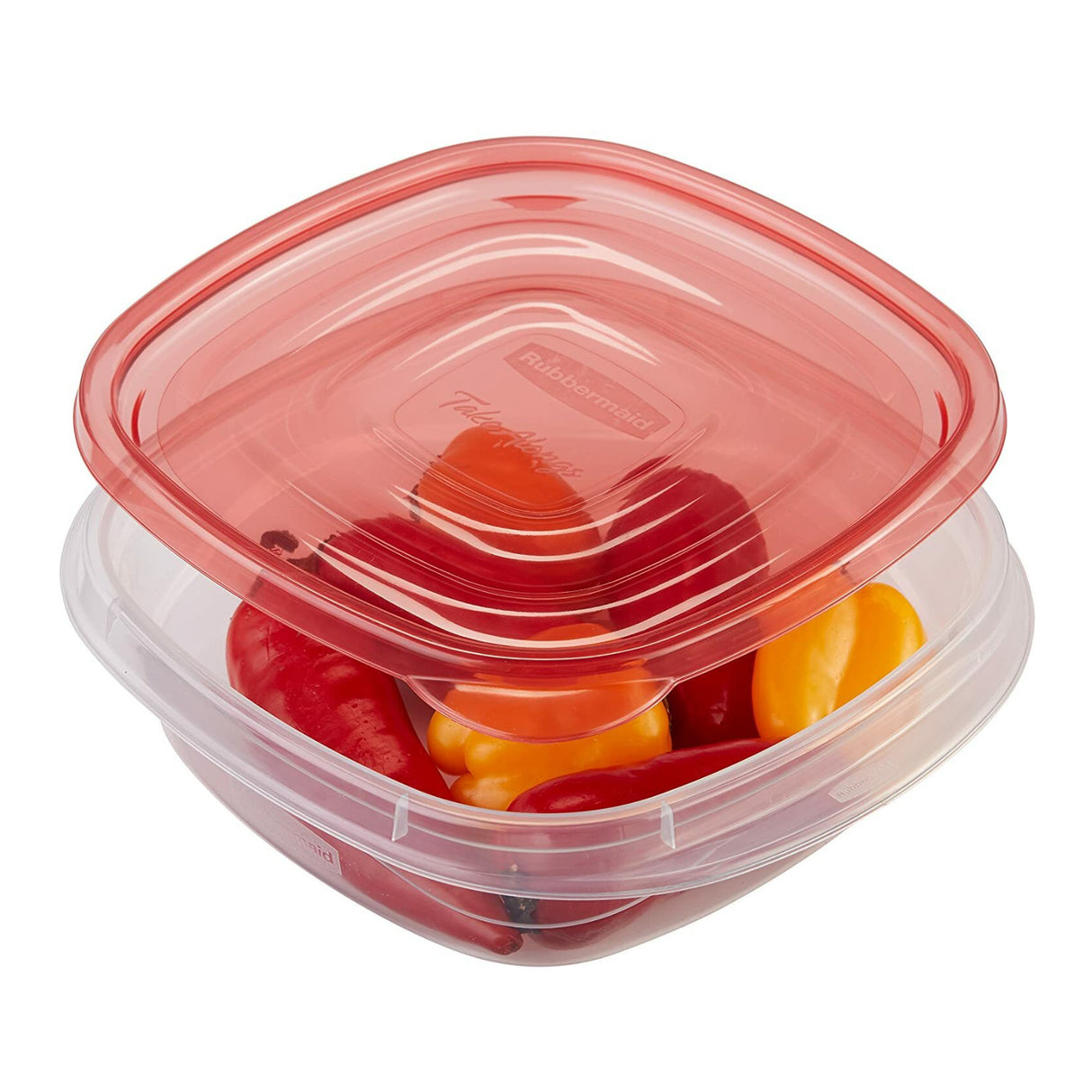 Rubbermaid TakeAlongs Assorted Food Storage Set of 10 Containers (Red)