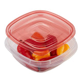 Rubbermaid TakeAlongs Assorted Food Storage Set of 10 Containers (Red)