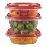 Rubbermaid TakeAlongs Assorted Food Storage Set of 10 Containers (Red)