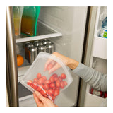 Cuisipro Clear Silicone Pack-it Bag (8 x 7-Inch, 27 fl oz, Seamless, 2-Pack)