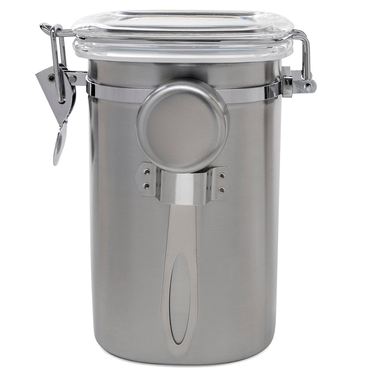 ChefWave Stainless Steel Coffee Canister with Measuring Spoon (Open Box)