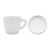 Update International 3-oz Ceramic Tiara Espresso Cup and Saucer Set (2-Pack)
