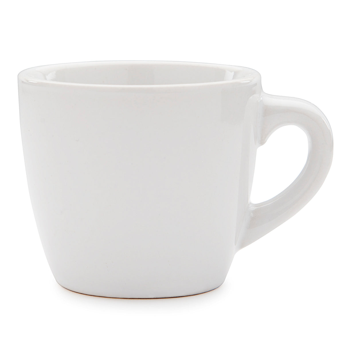 Update International 3-oz Ceramic Tiara Espresso Cup and Saucer Set (2-Pack)