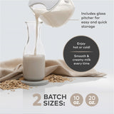 ChefWave Milkmade Non-Dairy Milk Maker with 6 Pack Resealable Glass Carafes