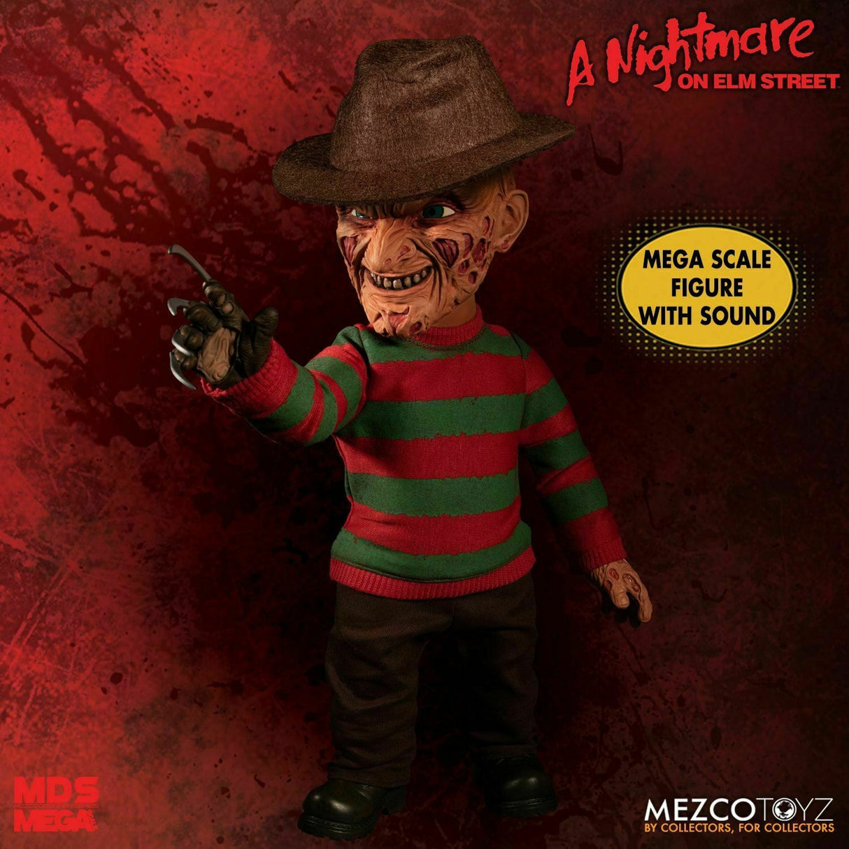 MDS Mega Scale - A Nightmare on Elm Street: 15-inch Scale Talking Freddy Krueger