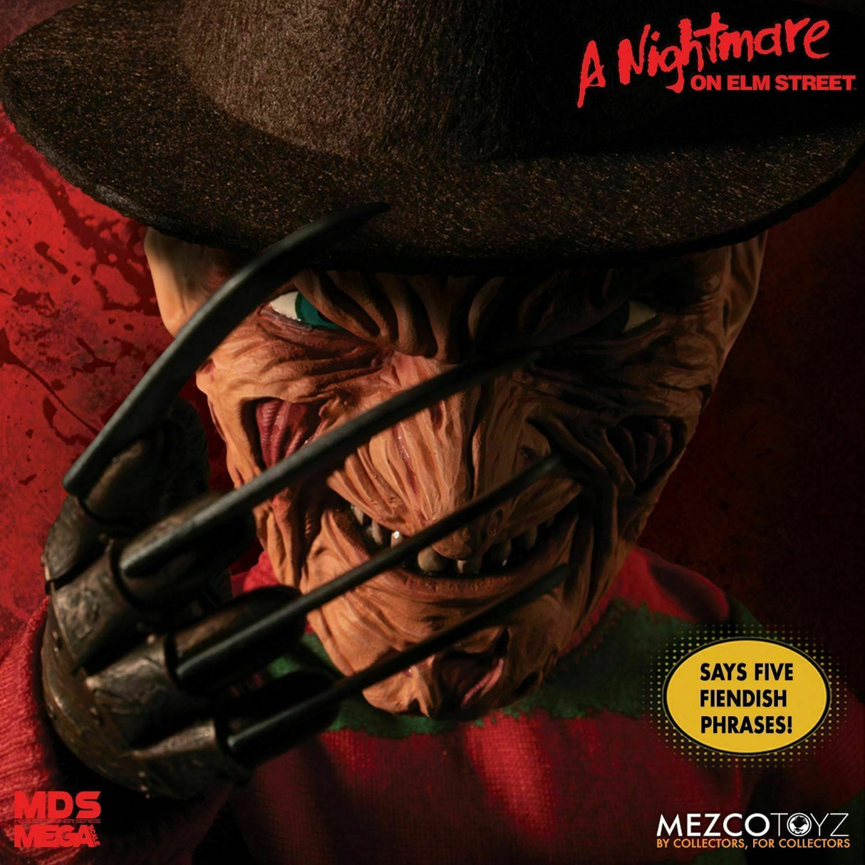 MDS Mega Scale - A Nightmare on Elm Street: 15-inch Scale Talking Freddy Krueger