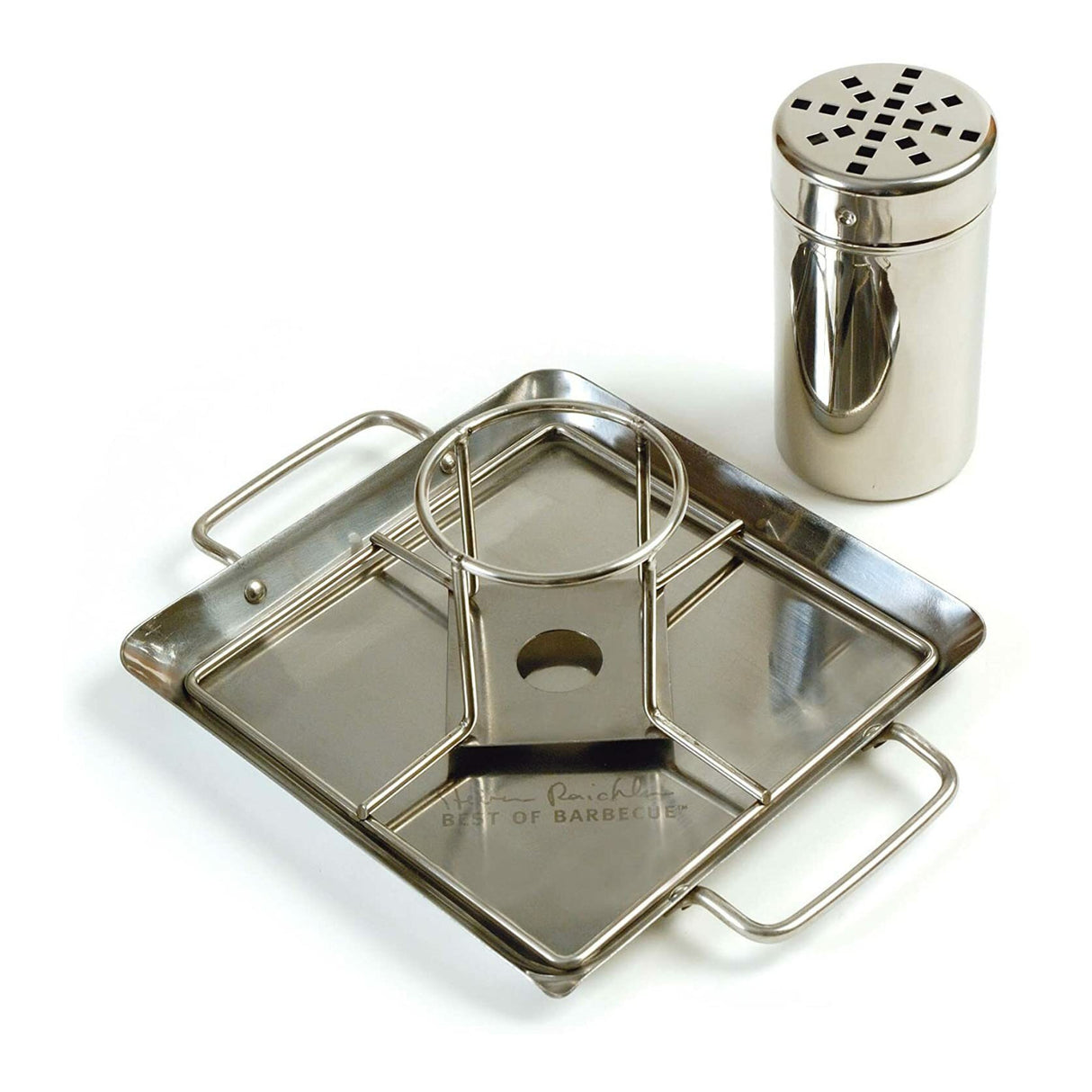 Steven Raichlen Best of Barbecue SR8016 Beer-Can Chicken Roaster Rack