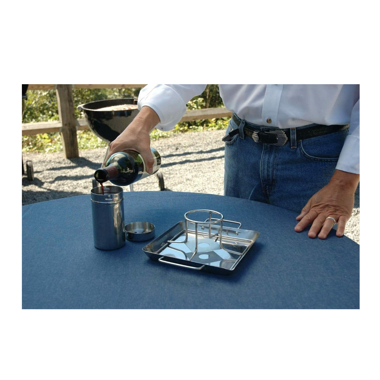 Steven Raichlen Best of Barbecue SR8016 Beer-Can Chicken Roaster Rack