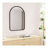 Umbra Hub Arched Mirror (Black)