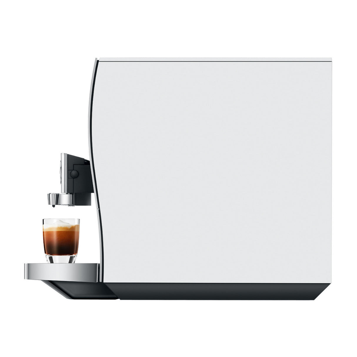Jura Z10 Automatic Coffee Machine for Hot and Cold Coffee (Aluminum White)