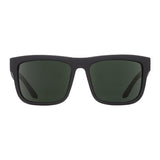 Spy Optic Discord Happy Green Sunglasses (Soft Matte Black)