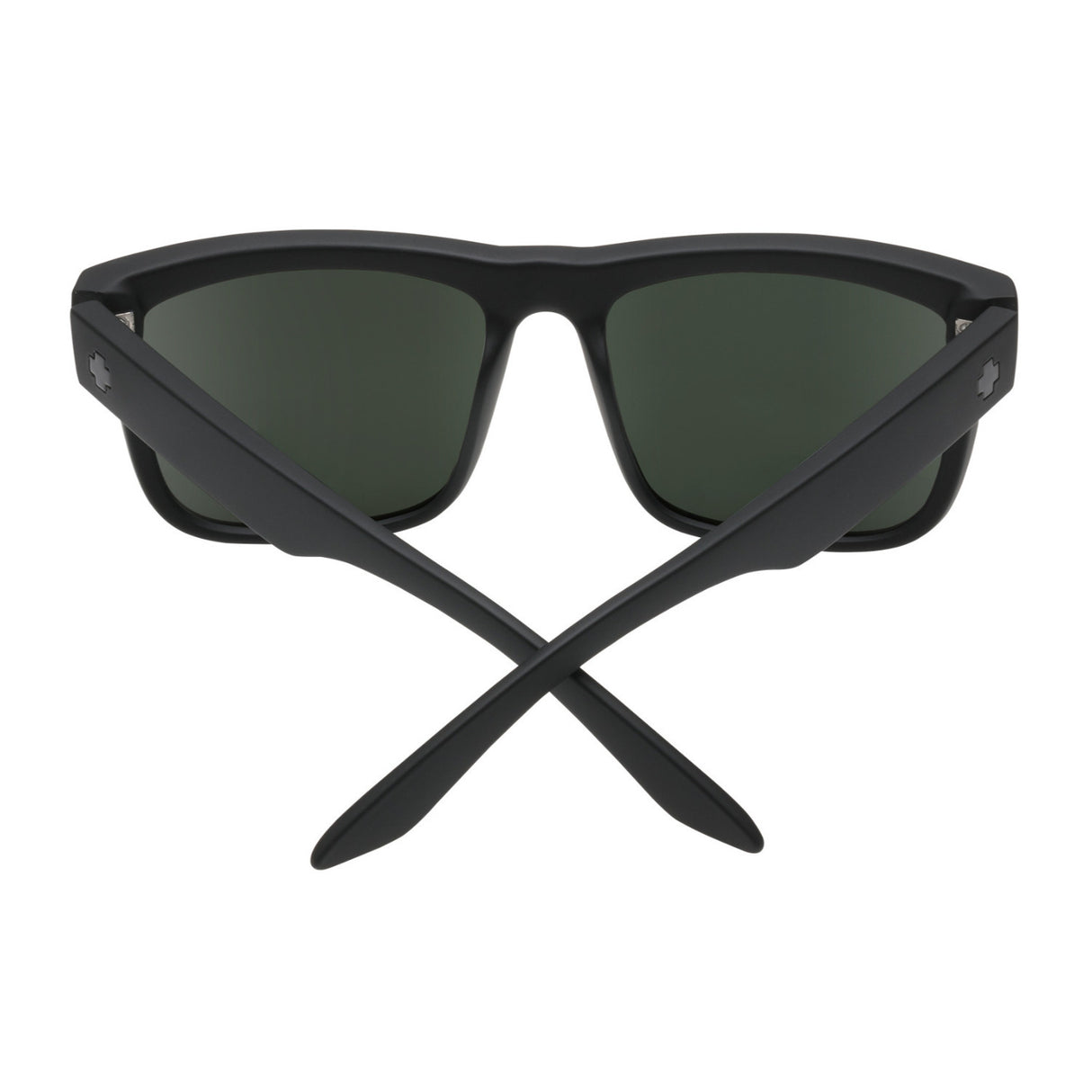 Spy Optic Discord Happy Green Sunglasses (Soft Matte Black)