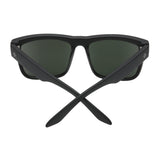 Spy Optic Discord Happy Green Sunglasses (Soft Matte Black)