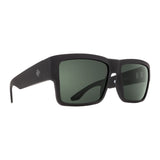 Spy Optics Cyrus Happy Gray Green Polar Sunglasses (Soft Matte Black)