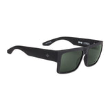 Spy Optics Cyrus Happy Gray Green Polar Sunglasses (Soft Matte Black)