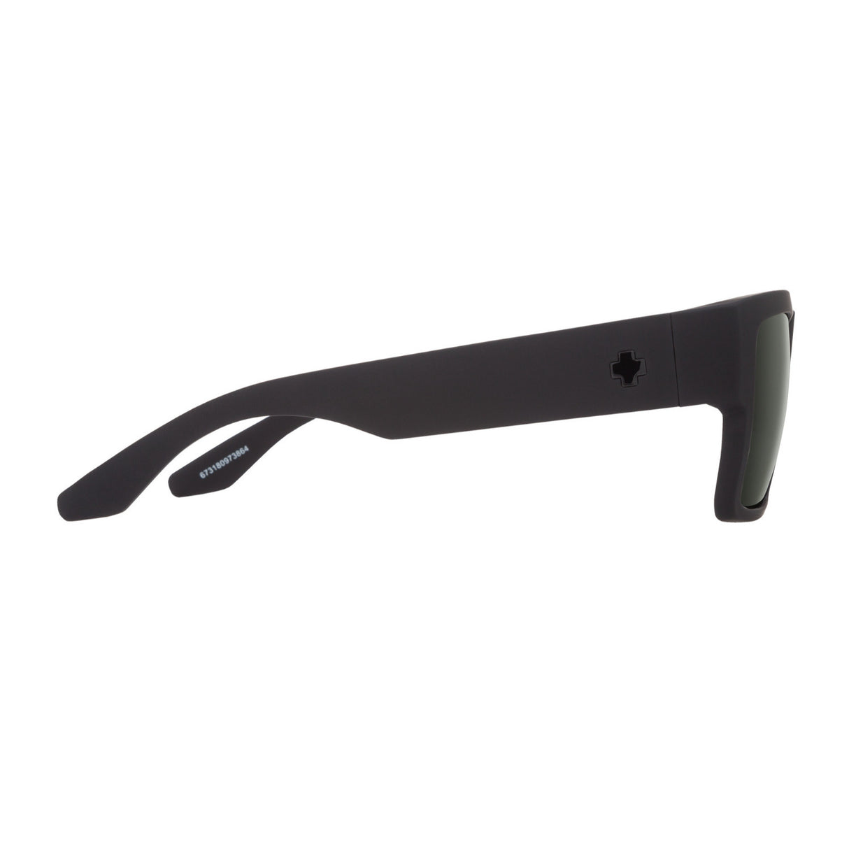 Spy Optics Cyrus Happy Gray Green Polar Sunglasses (Soft Matte Black)