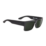 Spy Optic Cyrus Happy Gray Green Sunglasses (Matte Black)