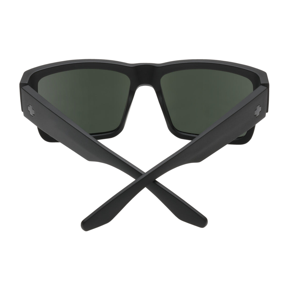 Spy Optic Cyrus Happy Gray Green Sunglasses (Matte Black)