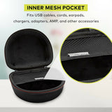 Knox Gear Pro Headphone Case for Inward-Folding Studio Monitor Headphones