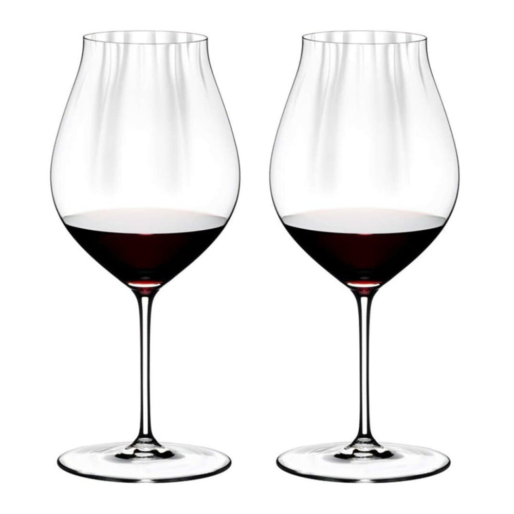 Riedel Performance Pinot Noir Wine Glass (Set of 6) Bundle with Wine Pourer