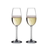 Riedel Overture Champagne Glass (6-Pack) with Wine Pourer and Polishing Cloth