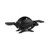 Weber Q 1200 Gas Grill - LP Gas (Black) with Grill Cover