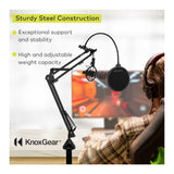 Knox Gear Desktop Boom Arm Microphone Stand