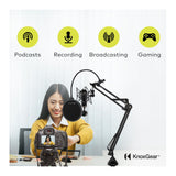 Knox Gear Desktop Boom Arm Microphone Stand
