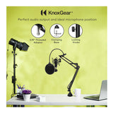Knox Gear Desktop Boom Arm Microphone Stand
