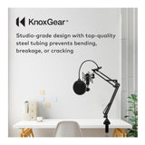 Knox Gear Desktop Boom Arm Microphone Stand