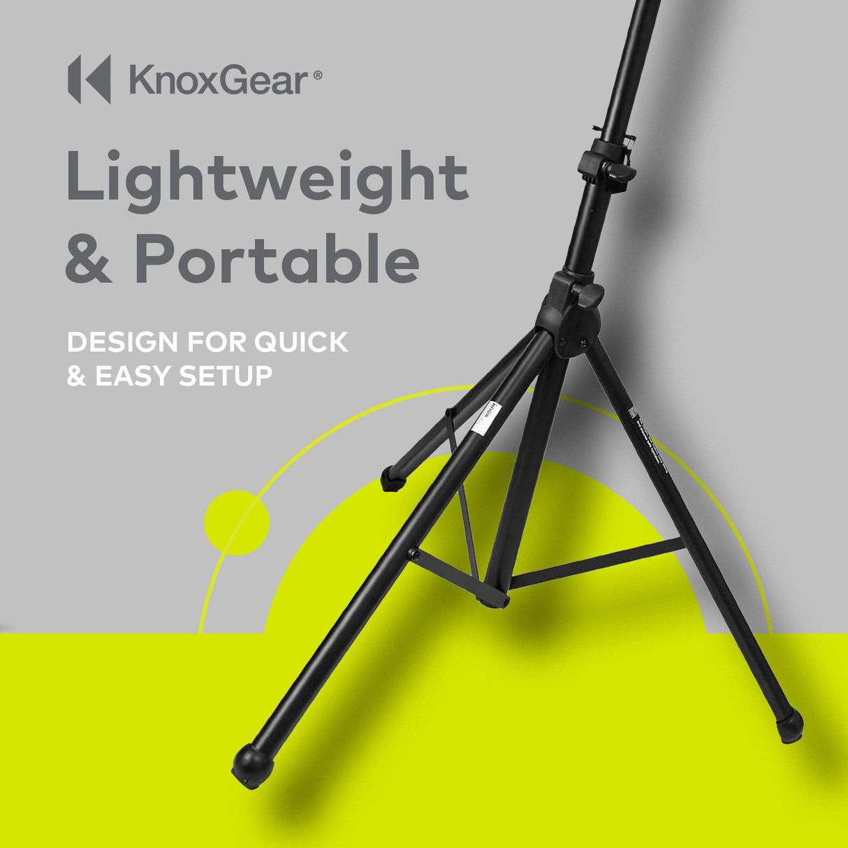 Knox Gear Tripod Air-cushion Speaker Stand (Single)