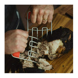 Union Square Group Charcoal Companion Meat Claws Lifter and Meat Shredder (Red)