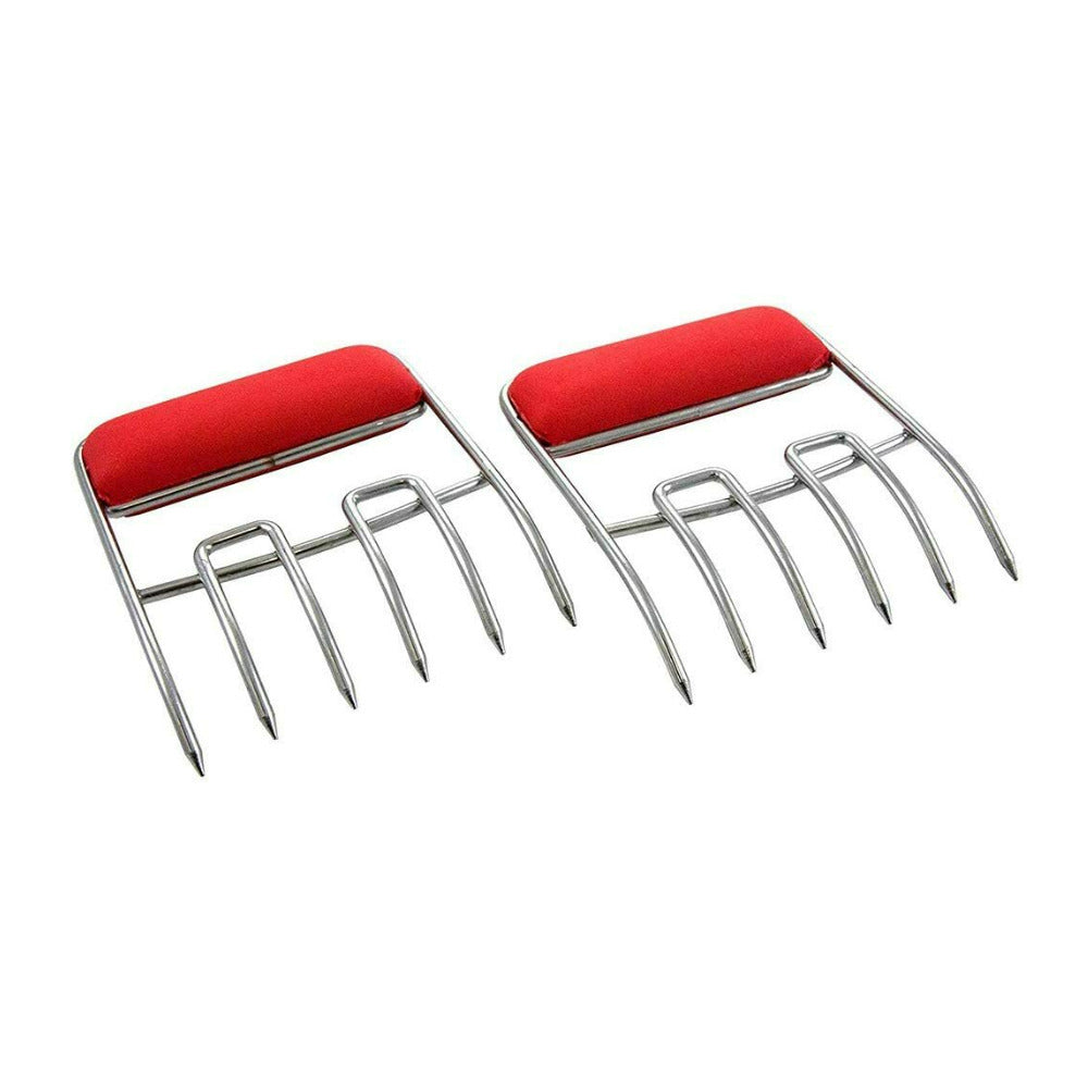 Union Square Group Charcoal Companion Meat Claws Lifter and Meat Shredder (Red)