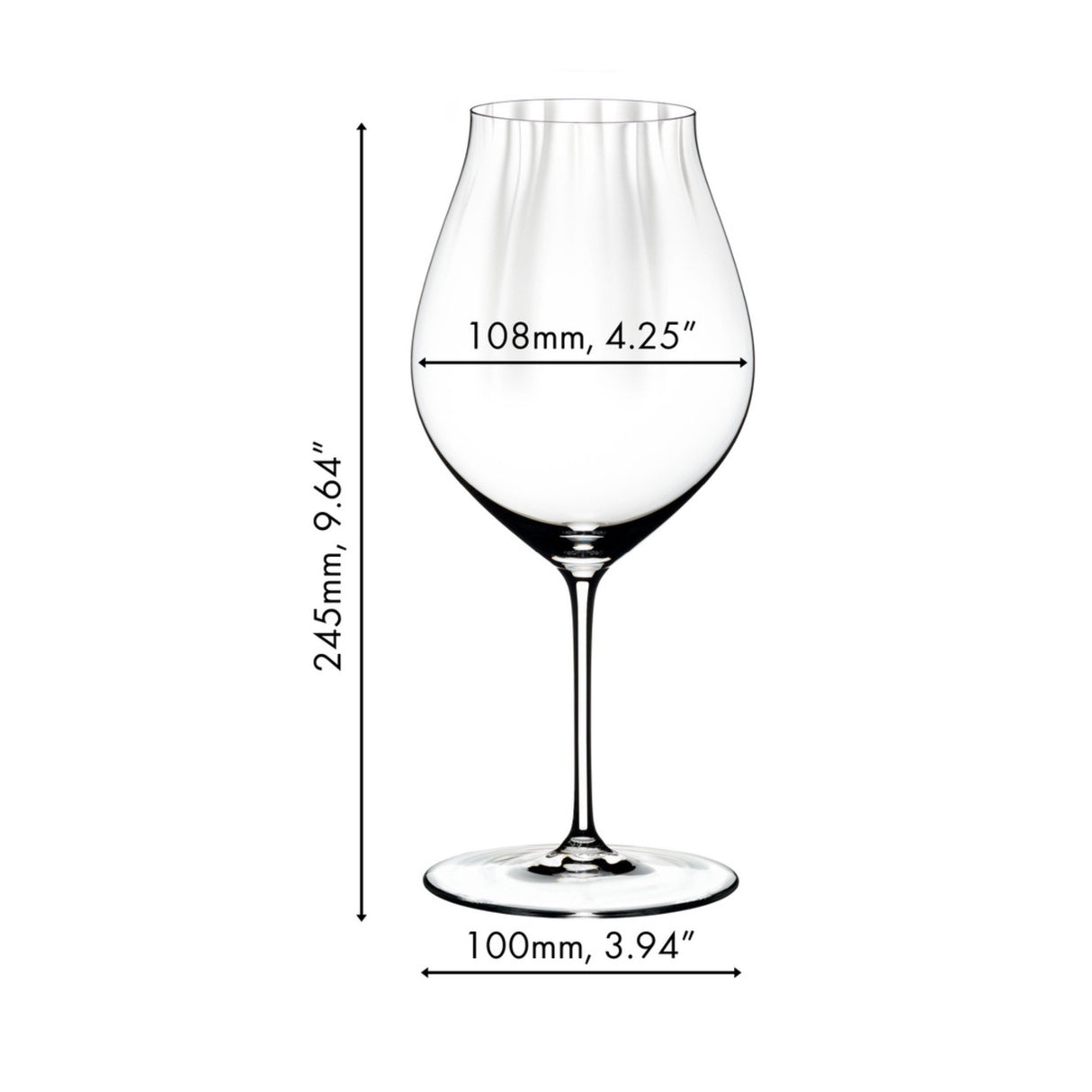 Riedel Performance Pinot Noir Glasses, Set of 4