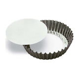 Gobel Quiche Mold LB with Narrow Ribs Tin (10 x 2-Inch)