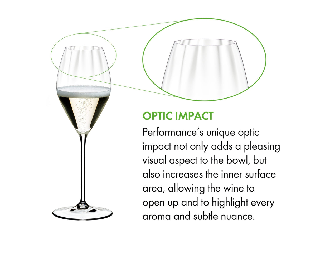 Riedel Performance Champagne Glasses, Set of 4