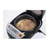 Zojirushi Micom Rice Cooker and Warmer (3-Cup/ Silver Black) Bundle