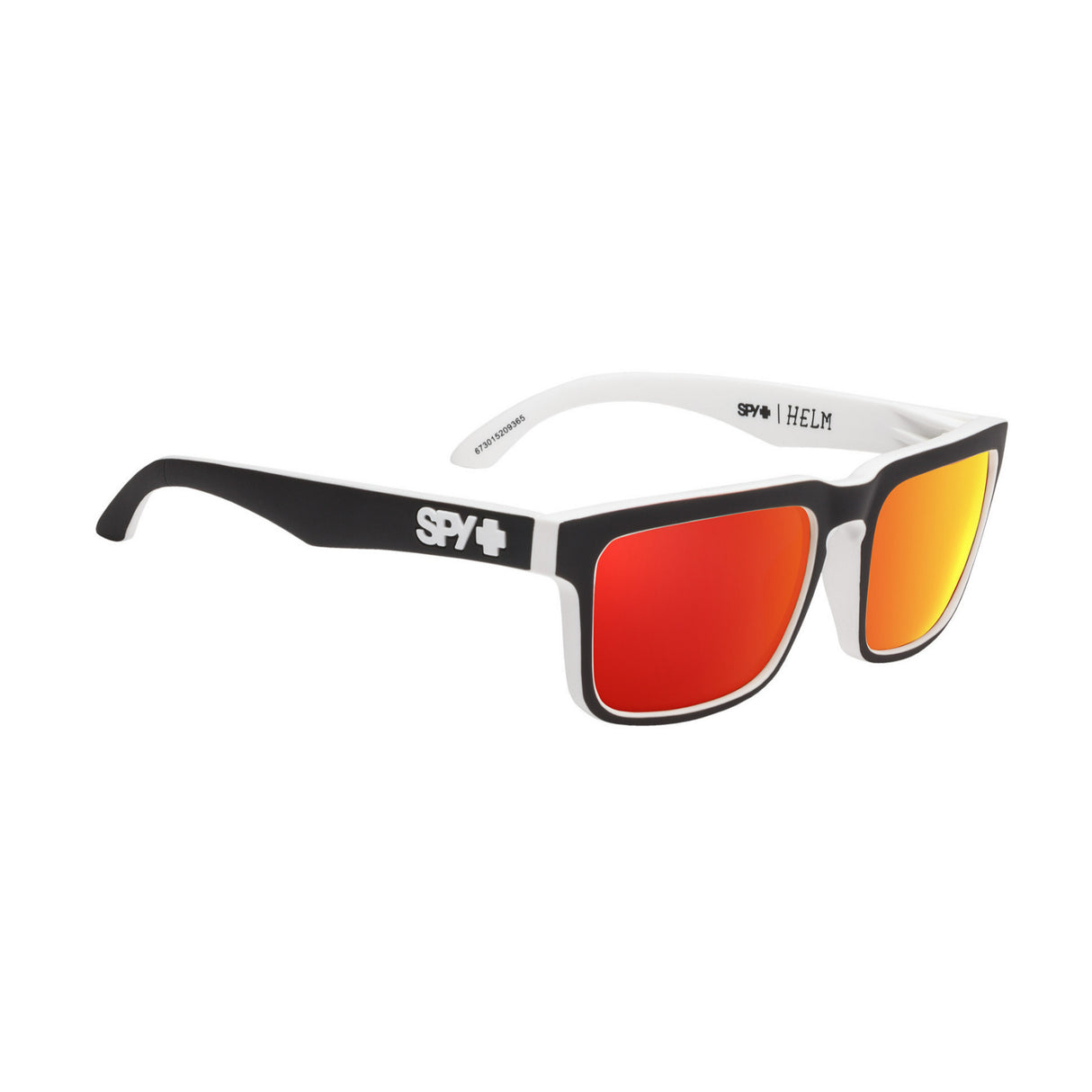 Spy Optic Helm Whitewall Sunglasses (Happy Gray Green with Red Spectra Mirror)