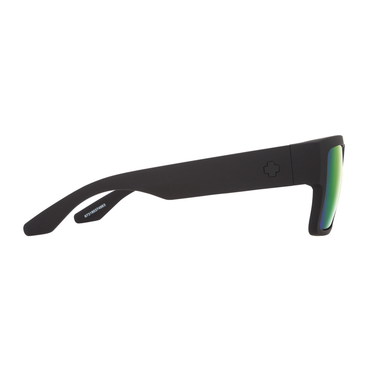Spy Optic Cyrus Matte Black Sunglasses (Happy Bronze Polar With Green Spectra)