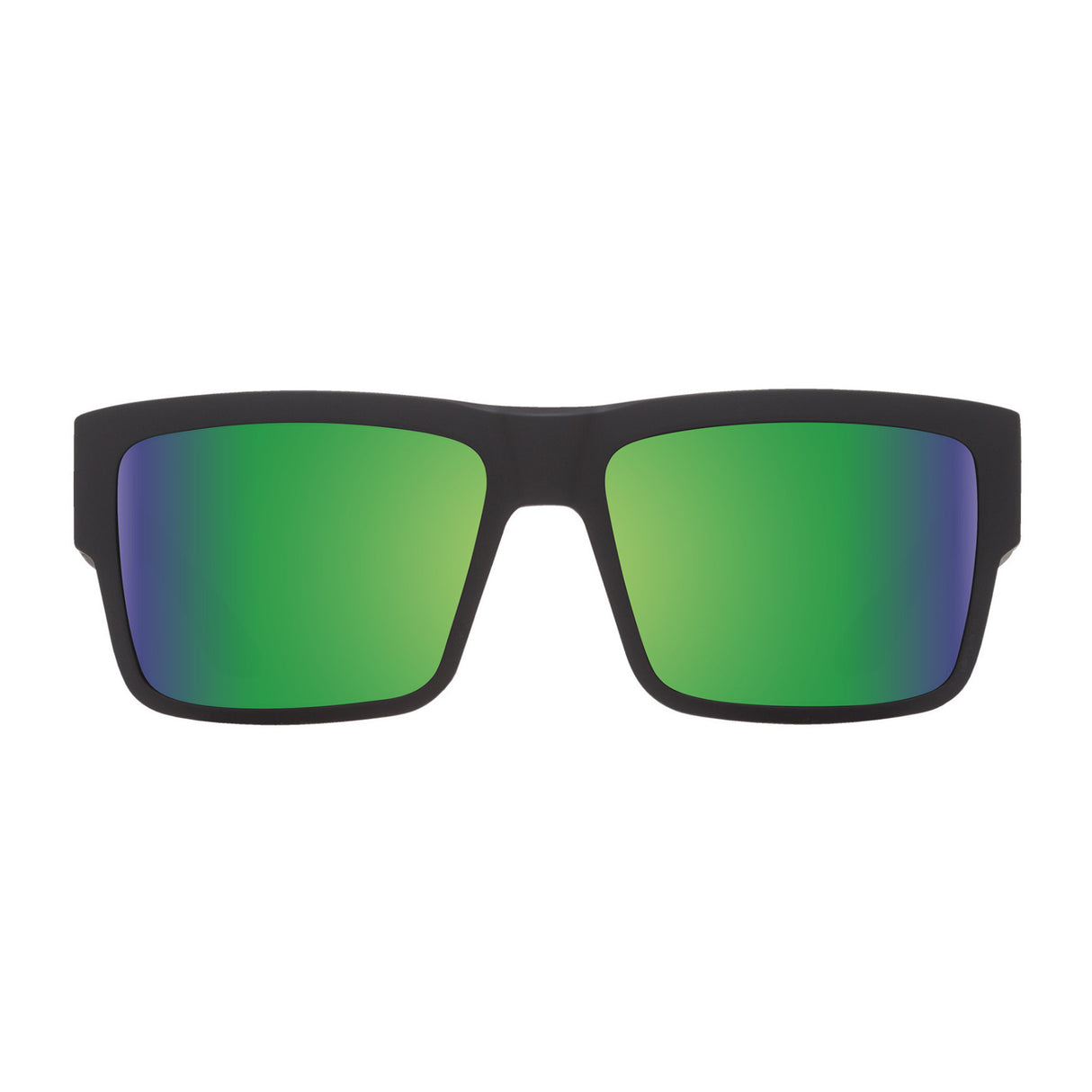 Spy Optic Cyrus Matte Black Sunglasses (Happy Bronze Polar With Green Spectra)
