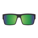 Spy Optic Cyrus Matte Black Sunglasses (Happy Bronze Polar With Green Spectra)