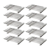 Mtoye Steven Raichlen Stainless Kabob Rack with Flat Skewers (10-Pack) Bundle